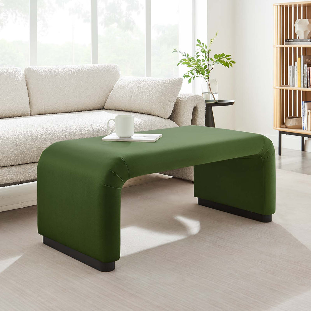 Koda Performance Velvet Waterfall Ottoman By Modway - EEI-6735 | Ottomans | Modishstore - 20