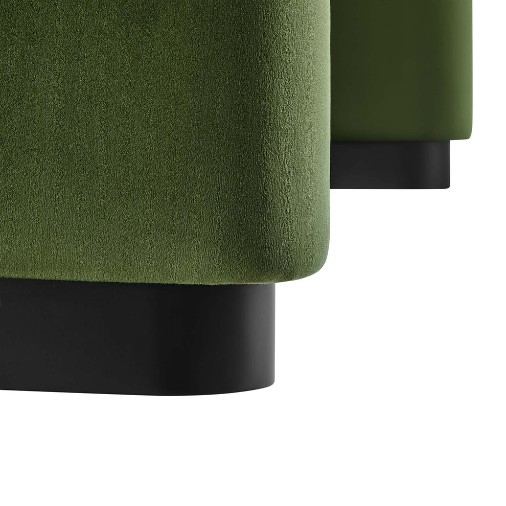 Koda Performance Velvet Waterfall Ottoman By Modway - EEI-6735 | Ottomans | Modishstore - 24