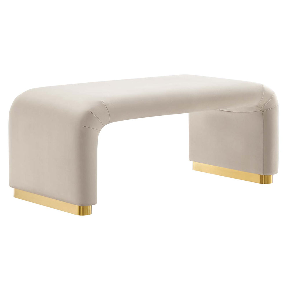 Koda Performance Velvet Waterfall Ottoman By Modway - EEI-6735 | Ottomans | Modishstore - 28