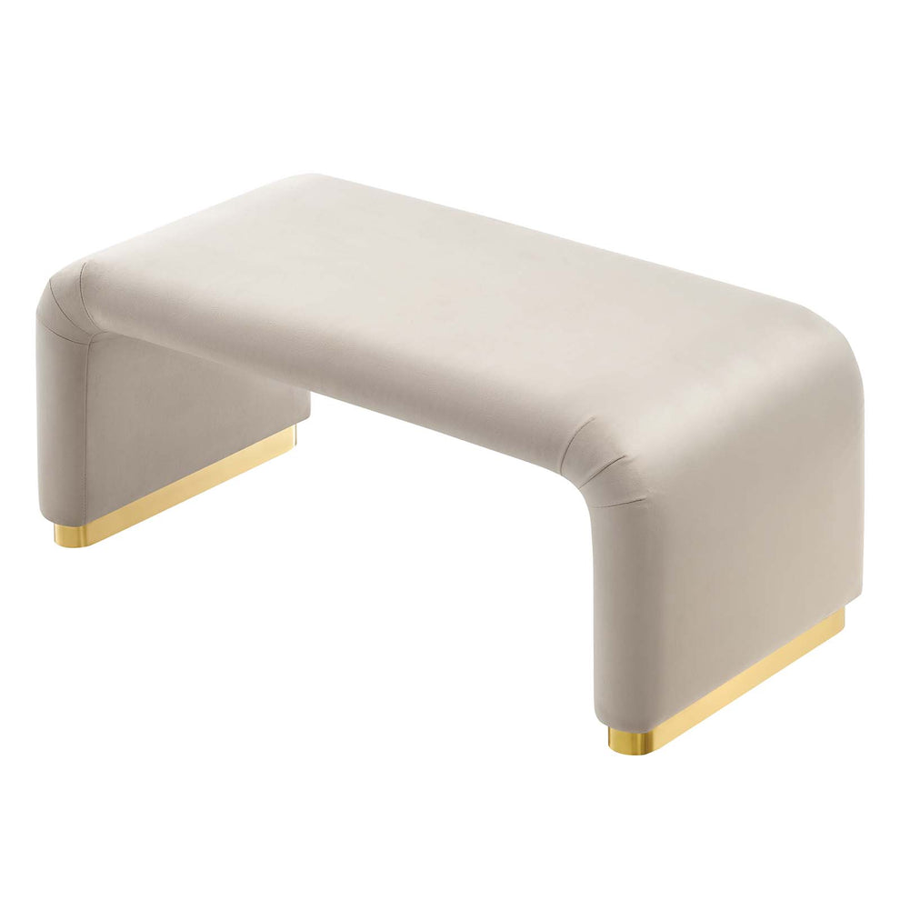 Koda Performance Velvet Waterfall Ottoman By Modway - EEI-6735 | Ottomans | Modishstore - 32