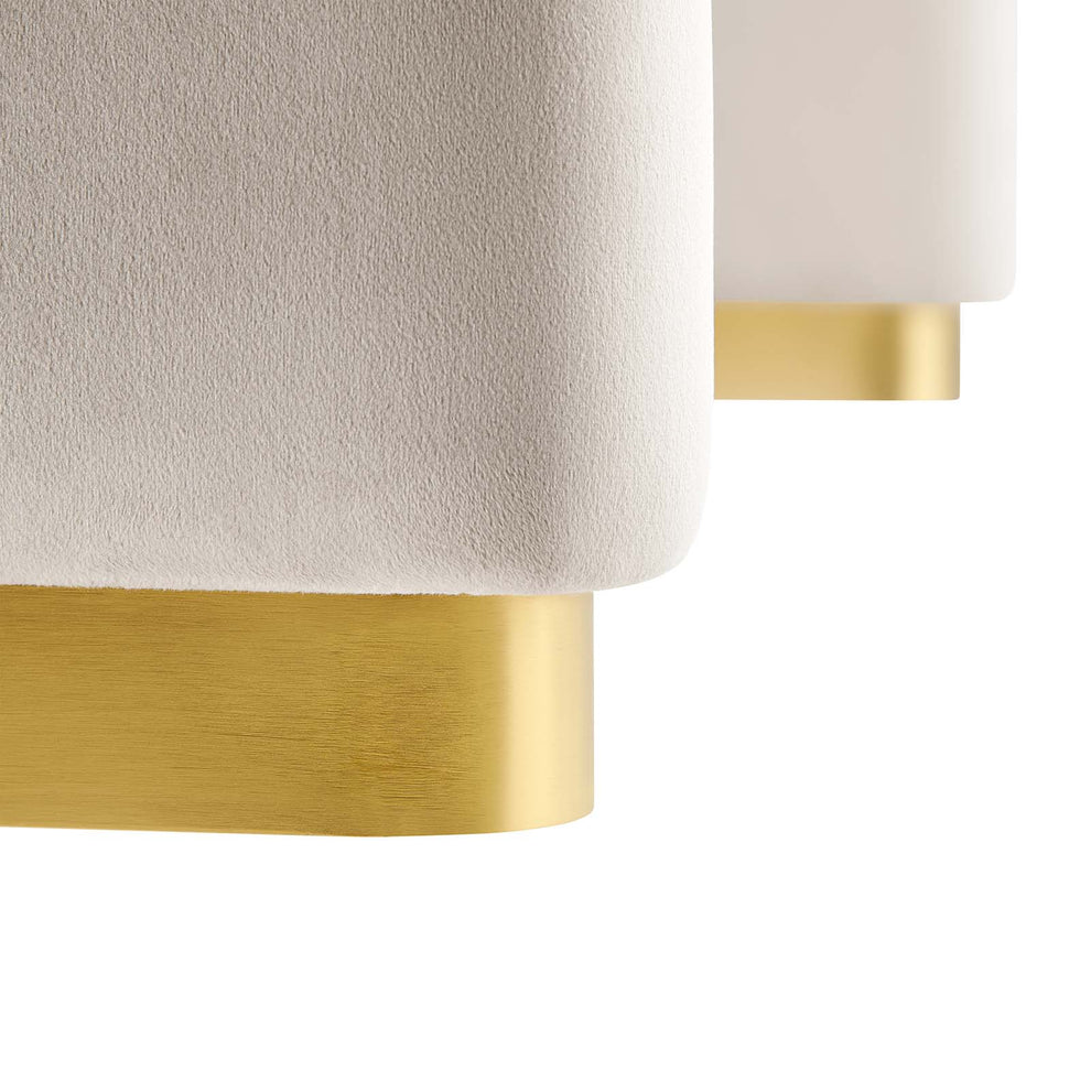 Koda Performance Velvet Waterfall Ottoman By Modway - EEI-6735 | Ottomans | Modishstore - 33