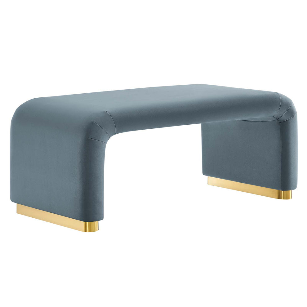 Koda Performance Velvet Waterfall Ottoman By Modway - EEI-6735 | Ottomans | Modishstore - 37