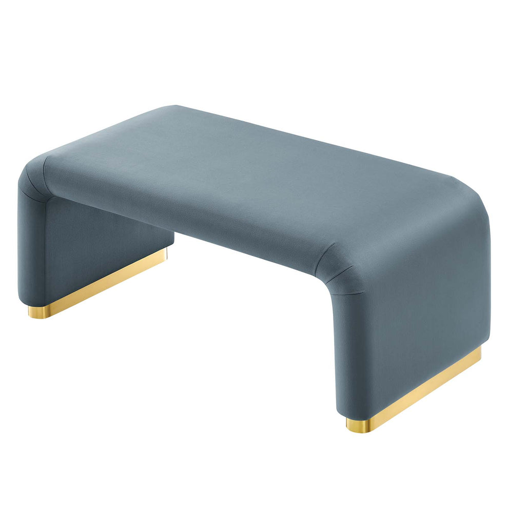 Koda Performance Velvet Waterfall Ottoman By Modway - EEI-6735 | Ottomans | Modishstore - 41