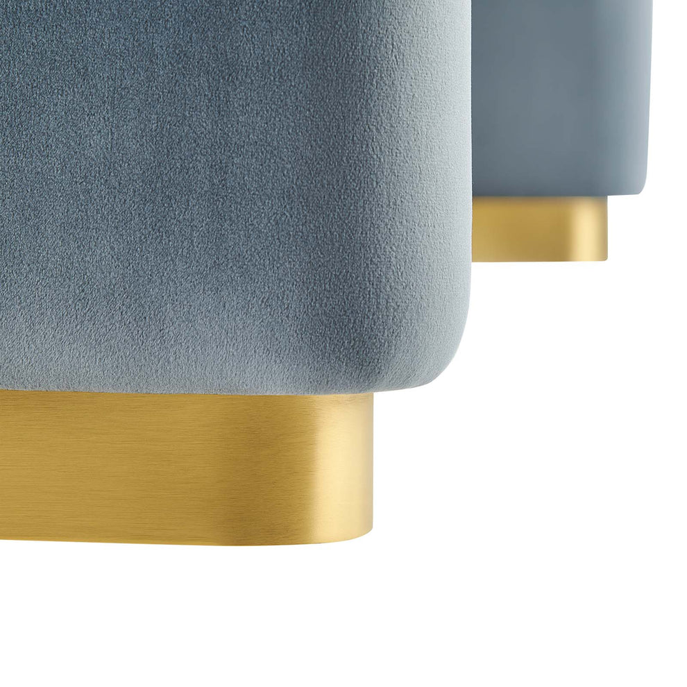 Koda Performance Velvet Waterfall Ottoman By Modway - EEI-6735 | Ottomans | Modishstore - 42
