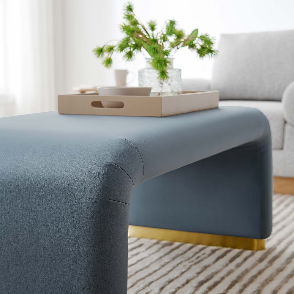 Koda Performance Velvet Waterfall Ottoman By Modway - EEI-6735 | Ottomans | Modishstore - 45