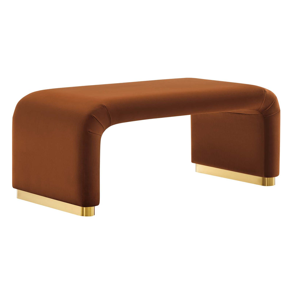 Koda Performance Velvet Waterfall Ottoman By Modway - EEI-6735 | Ottomans | Modishstore - 46