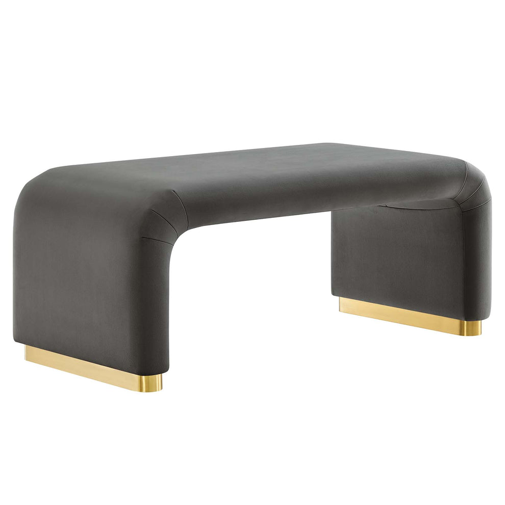 Koda Performance Velvet Waterfall Ottoman By Modway - EEI-6735 | Ottomans | Modishstore - 55