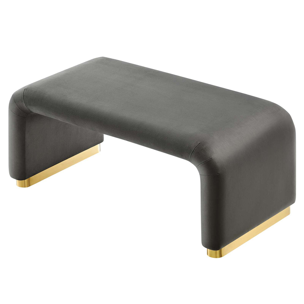 Koda Performance Velvet Waterfall Ottoman By Modway - EEI-6735 | Ottomans | Modishstore - 59