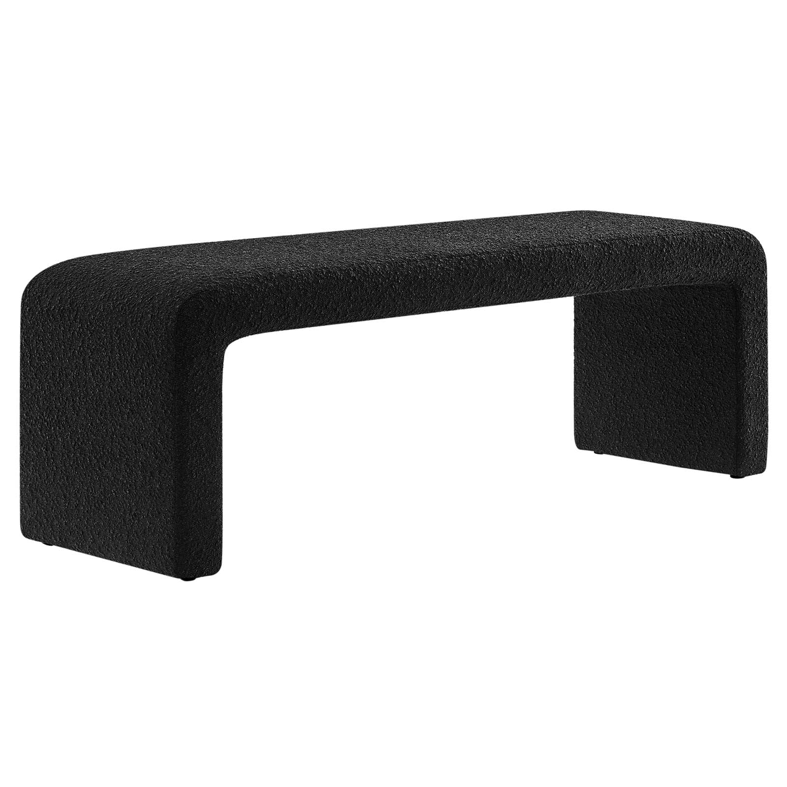 Simba Boucle Fabric Waterfall Long Bench By Modway - EEI-6736 | Benches | Modishstore - 1