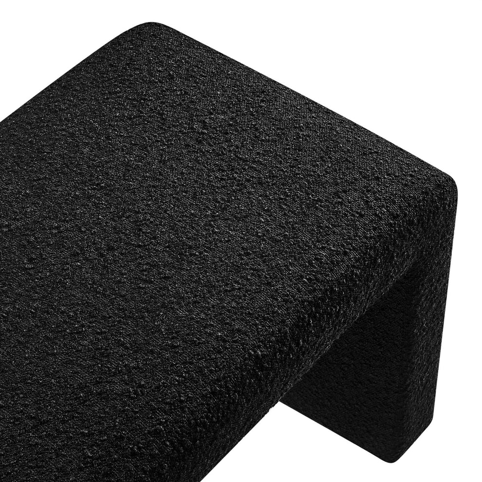 Simba Boucle Fabric Waterfall Long Bench By Modway - EEI-6736 | Benches | Modishstore - 5