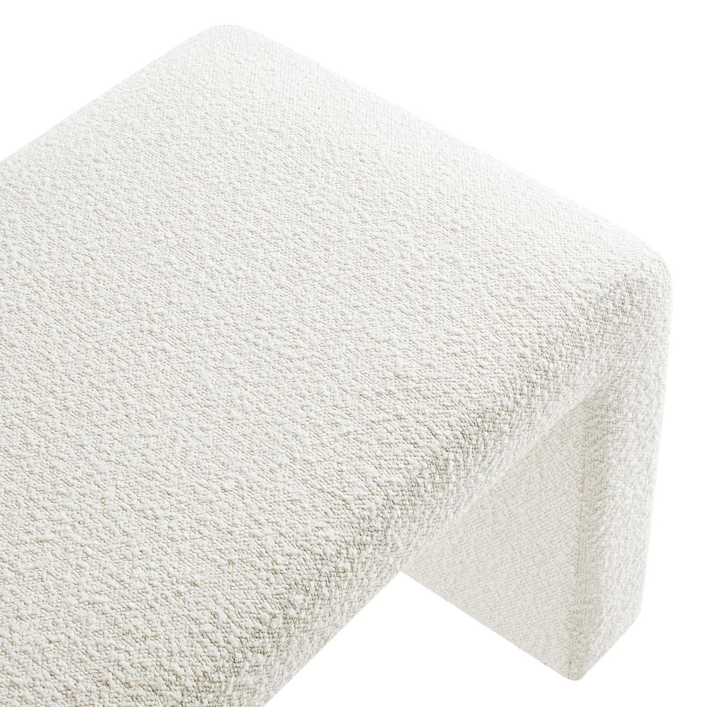 Simba Boucle Fabric Waterfall Long Bench By Modway - EEI-6736 | Benches | Modishstore - 13