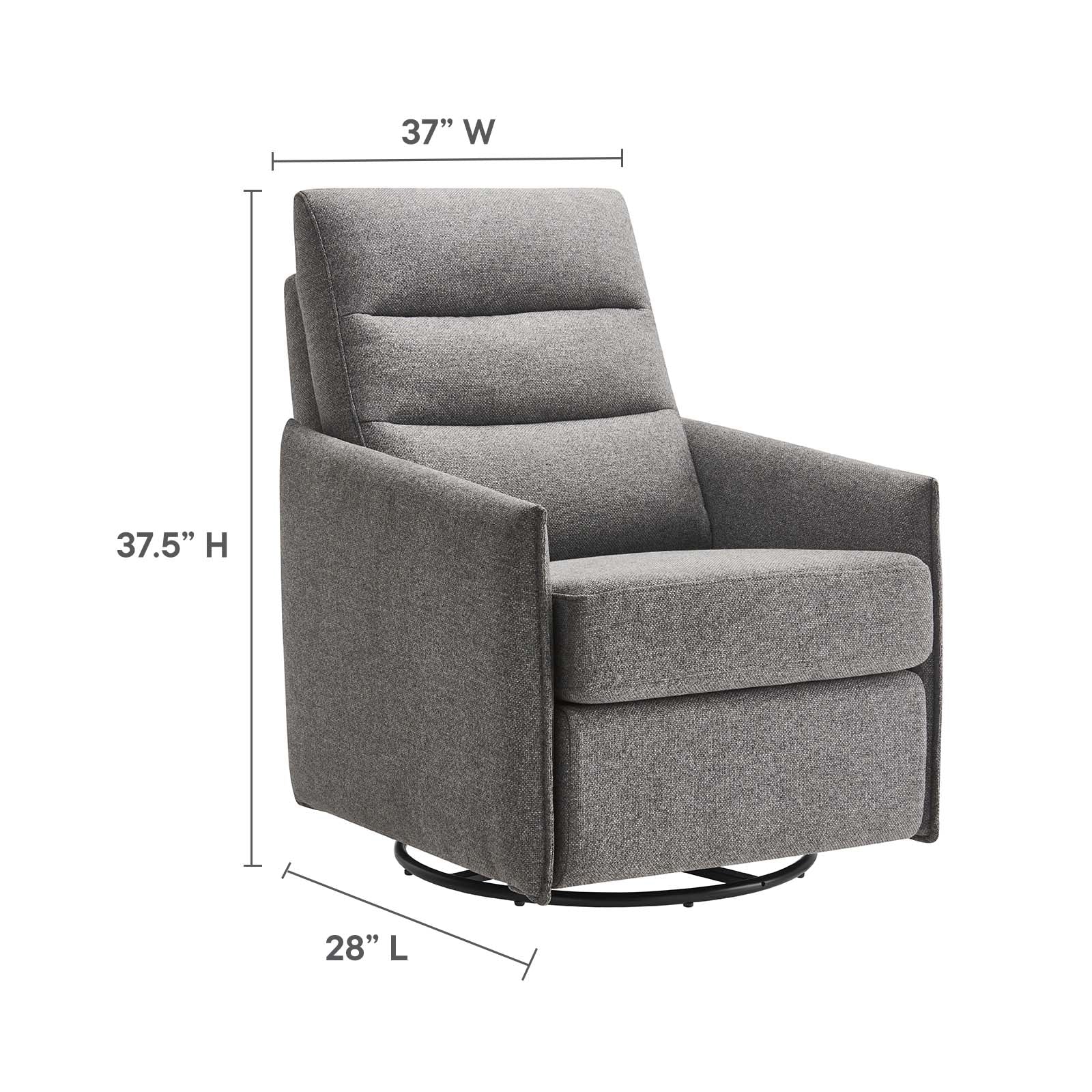Etta Upholstered Fabric Lounge Chair By Modway - EEI-6738 | Lounge Chairs | Modishstore - 6