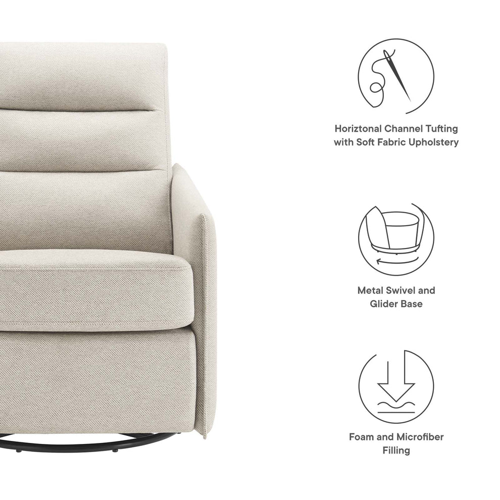 Etta Upholstered Fabric Lounge Chair By Modway - EEI-6738 | Lounge Chairs | Modishstore - 15