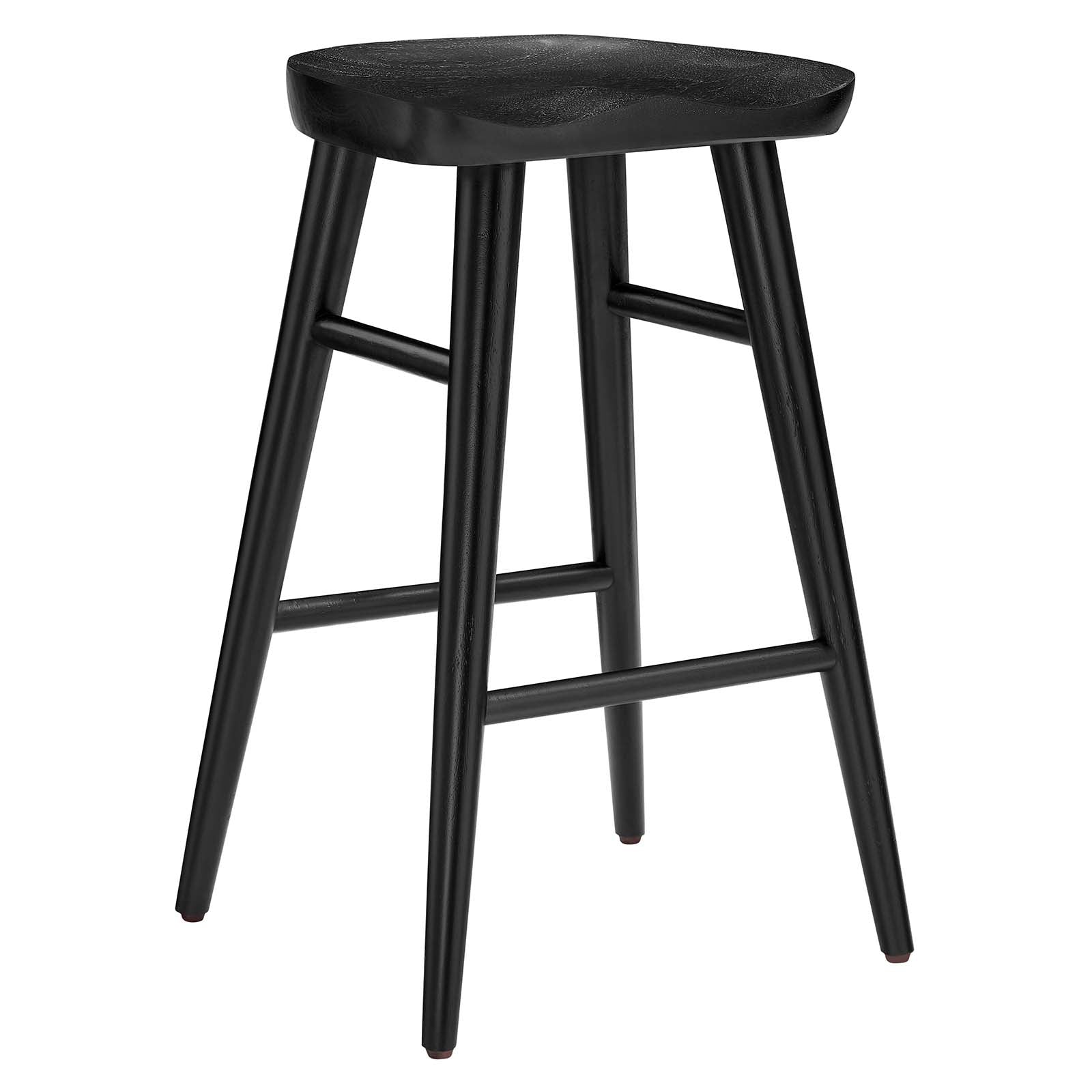 Saville Backless Wood Counter Stools - Set of 2 By Modway - EEI-6739 | Bar Stools | Modishstore - 3