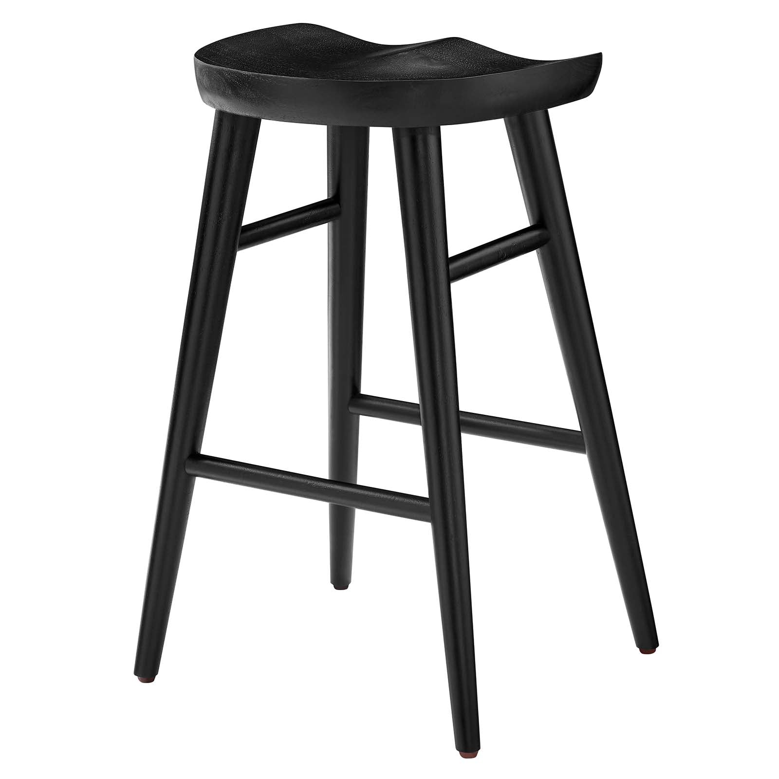 Saville Backless Wood Counter Stools - Set of 2 By Modway - EEI-6739 | Bar Stools | Modishstore - 5