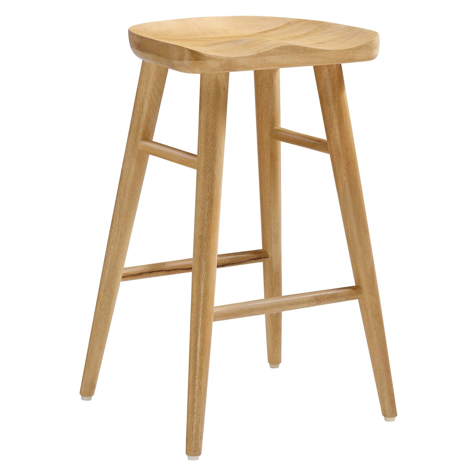 Saville Backless Wood Counter Stools - Set of 2 By Modway - EEI-6739 | Bar Stools | Modishstore - 12