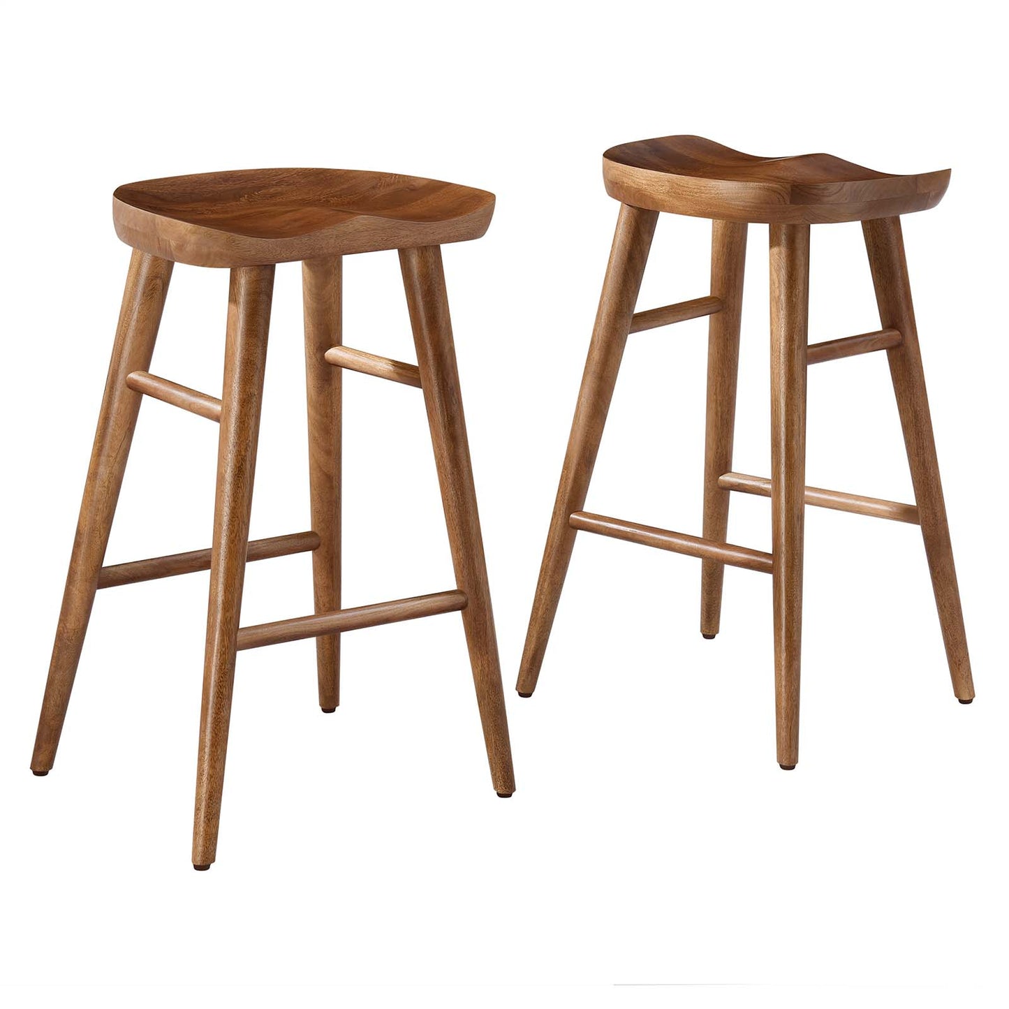 Saville Backless Wood Counter Stools - Set of 2 By Modway - EEI-6739 | Bar Stools | Modishstore - 19
