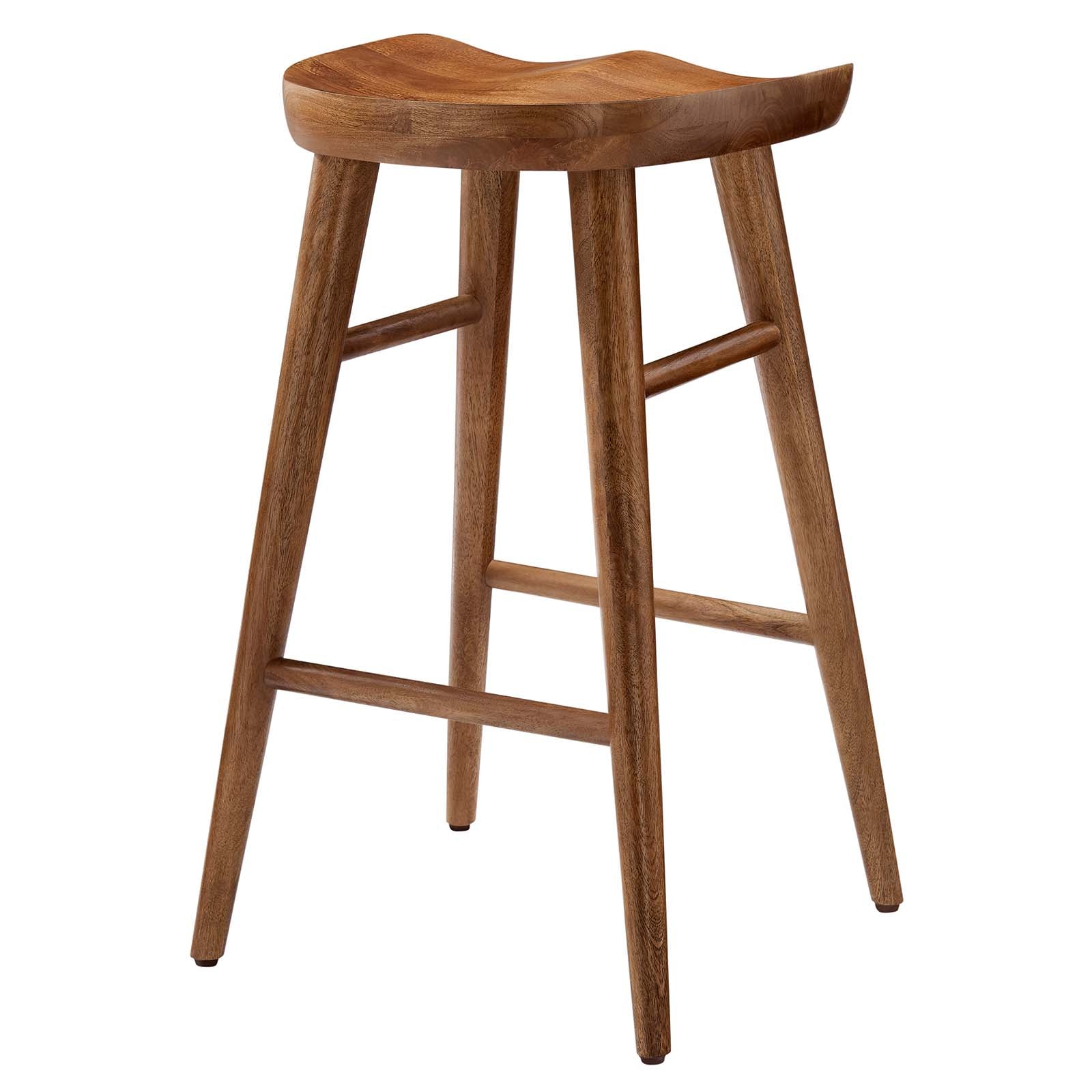 Saville Backless Wood Counter Stools - Set of 2 By Modway - EEI-6739 | Bar Stools | Modishstore - 23