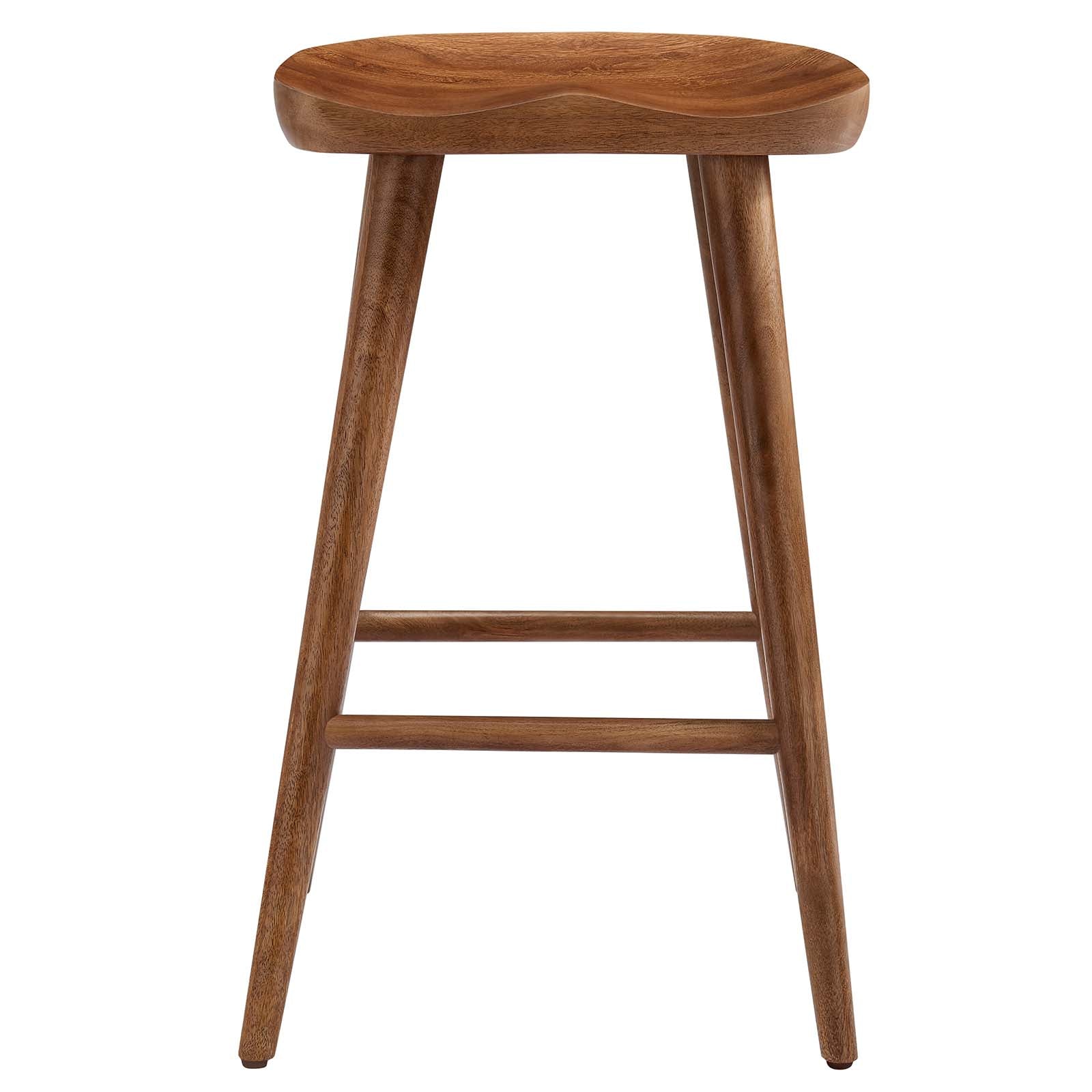 Saville Backless Wood Counter Stools - Set of 2 By Modway - EEI-6739 | Bar Stools | Modishstore - 24