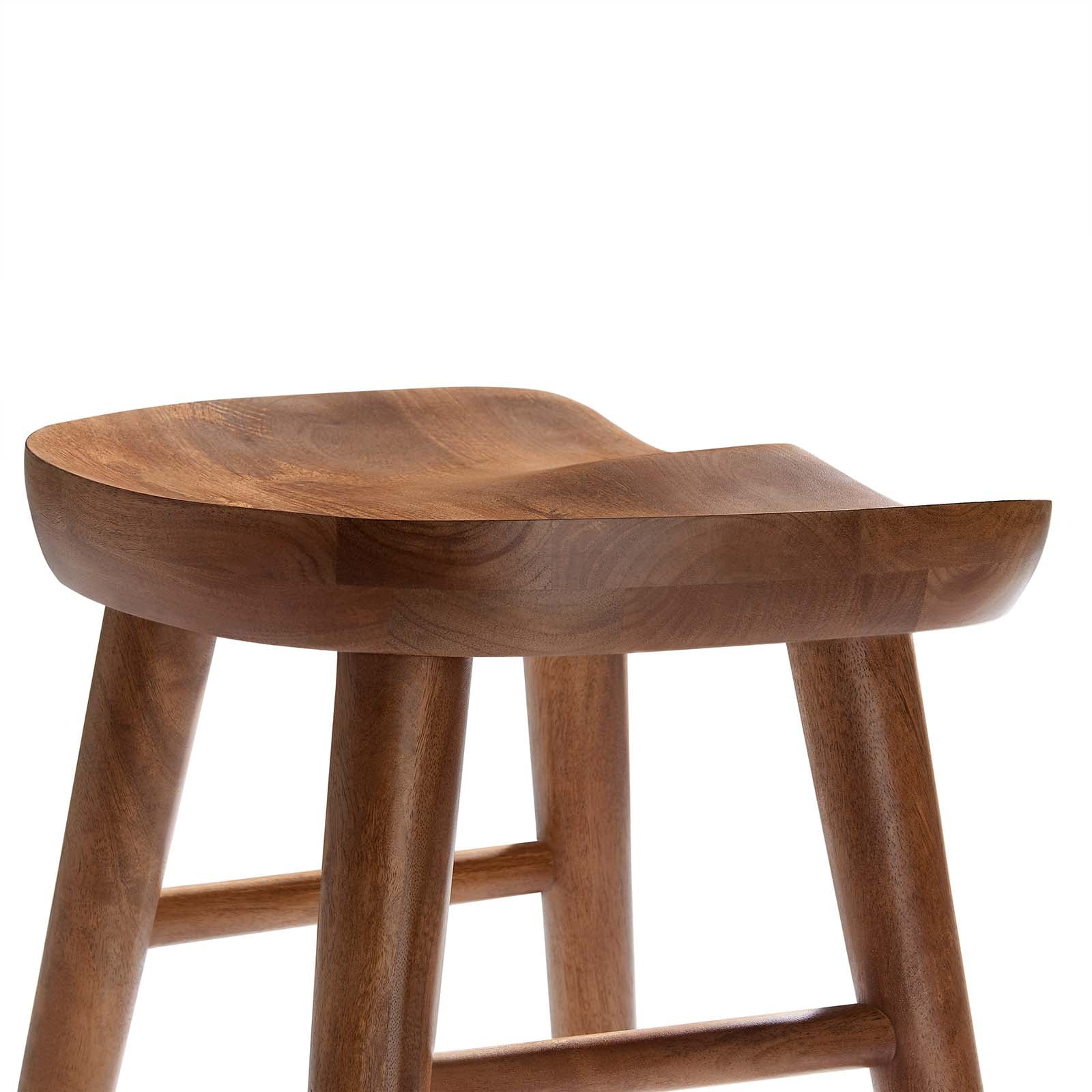 Saville Backless Wood Counter Stools - Set of 2 By Modway - EEI-6739 | Bar Stools | Modishstore - 25