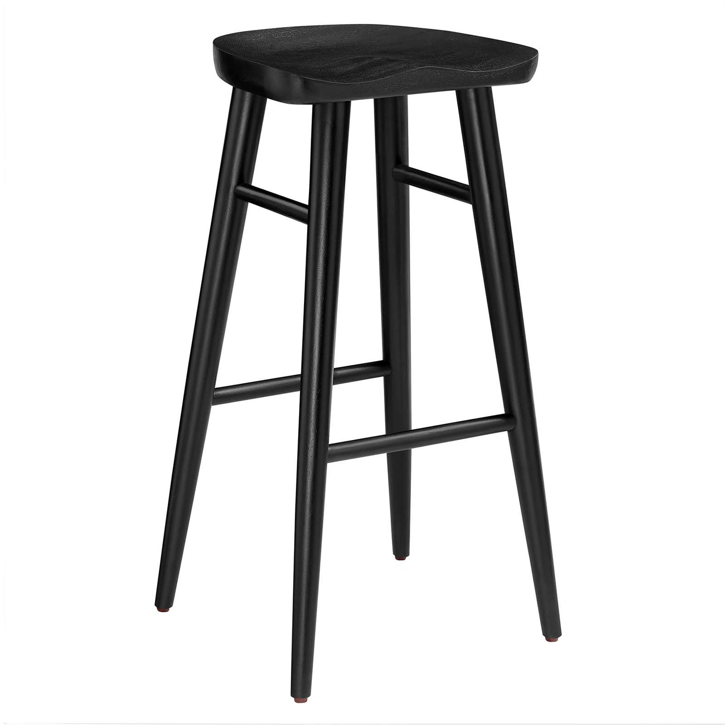 Saville Backless Wood Bar Stools - Set of 2 By Modway - EEI-6740 | Bar Stools | Modishstore - 3
