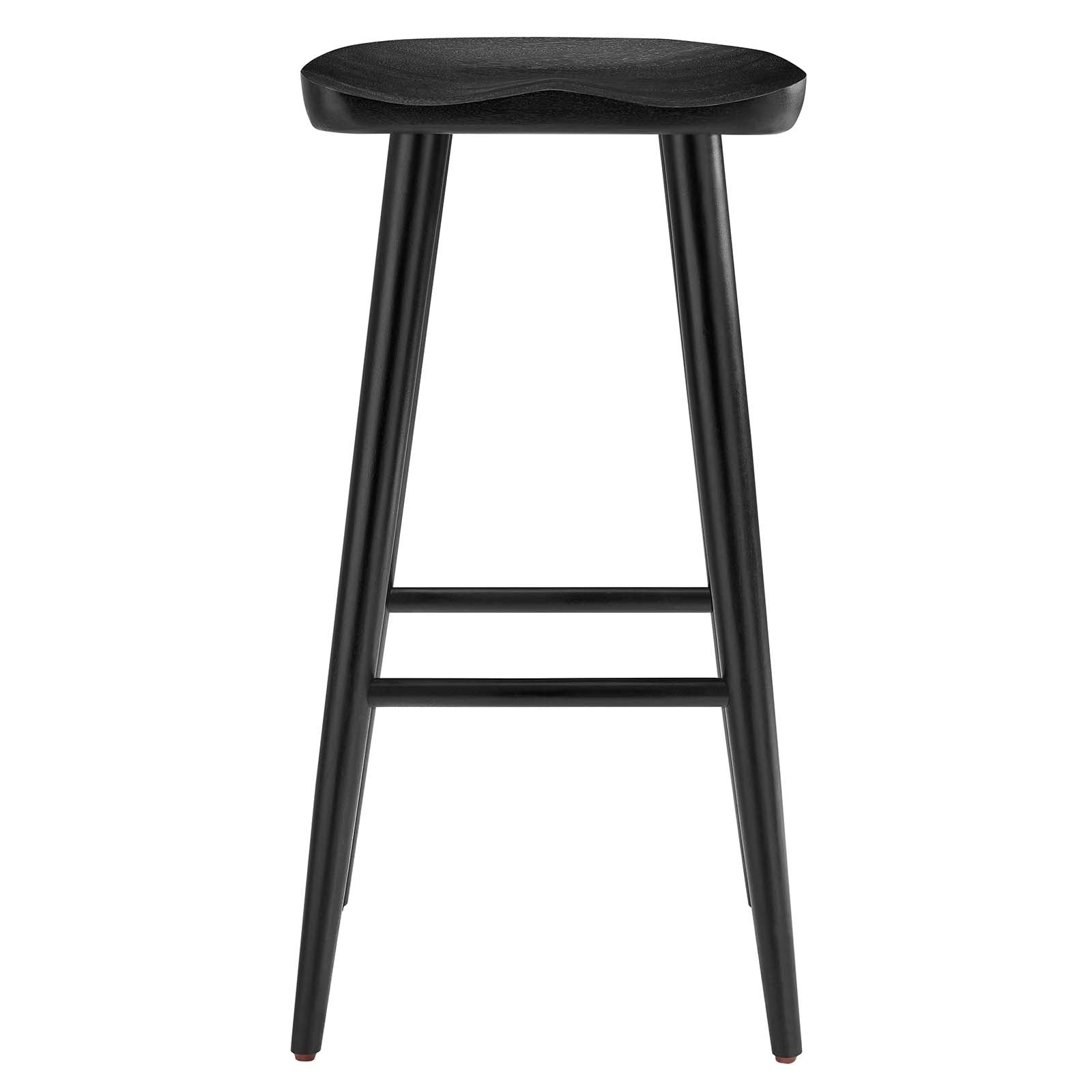 Saville Backless Wood Bar Stools - Set of 2 By Modway - EEI-6740 | Bar Stools | Modishstore - 6