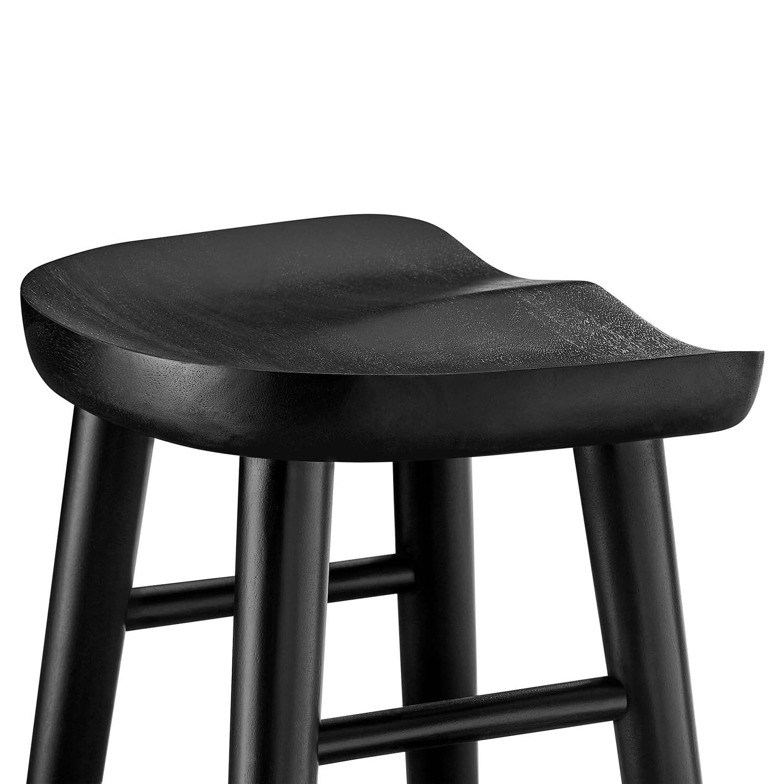 Saville Backless Wood Bar Stools - Set of 2 By Modway - EEI-6740 | Bar Stools | Modishstore - 7