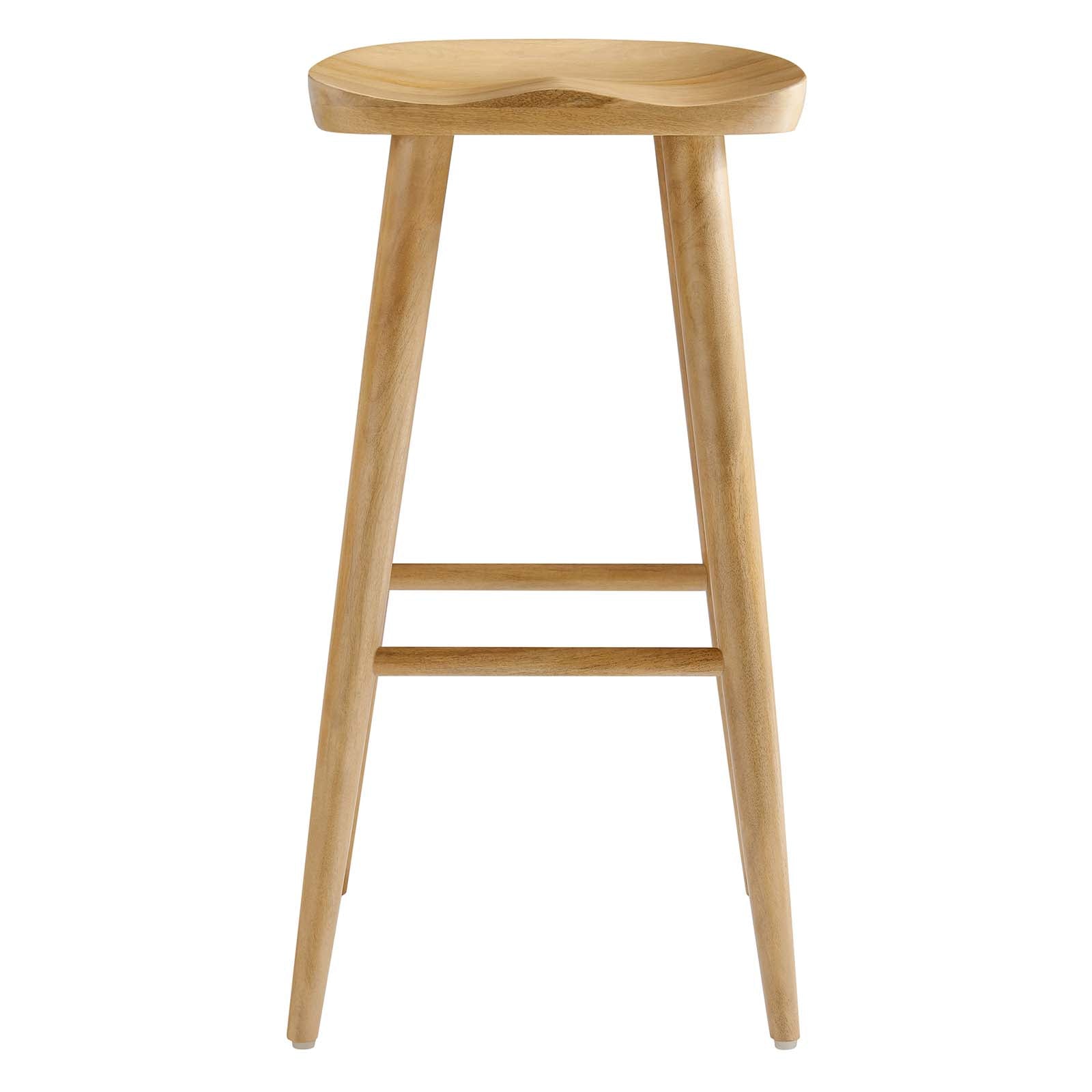 Saville Backless Wood Bar Stools - Set of 2 By Modway - EEI-6740 | Bar Stools | Modishstore - 15