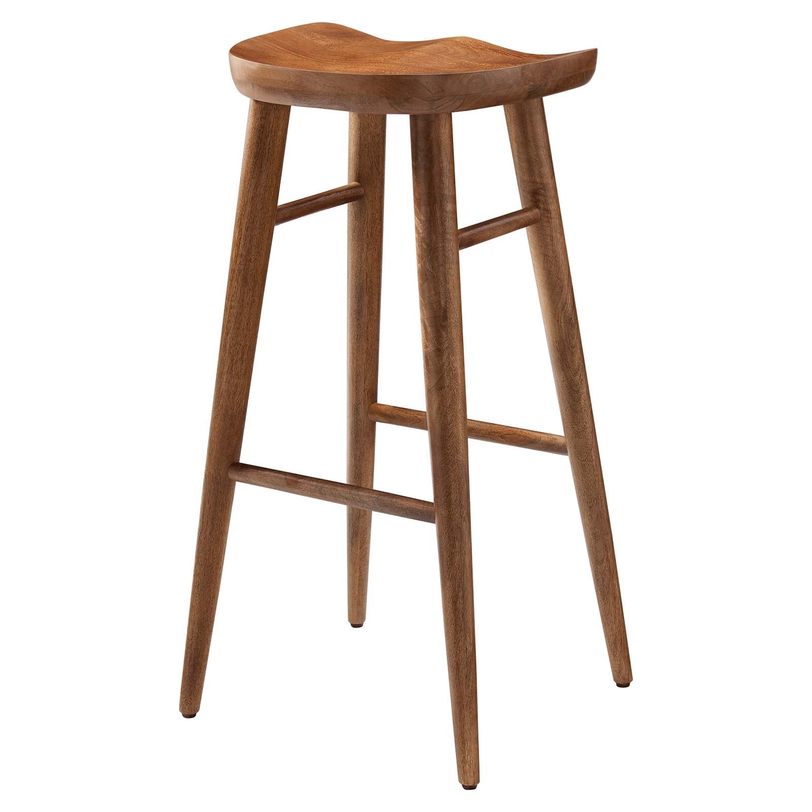 Saville Backless Wood Bar Stools - Set of 2 By Modway - EEI-6740 | Bar Stools | Modishstore - 23