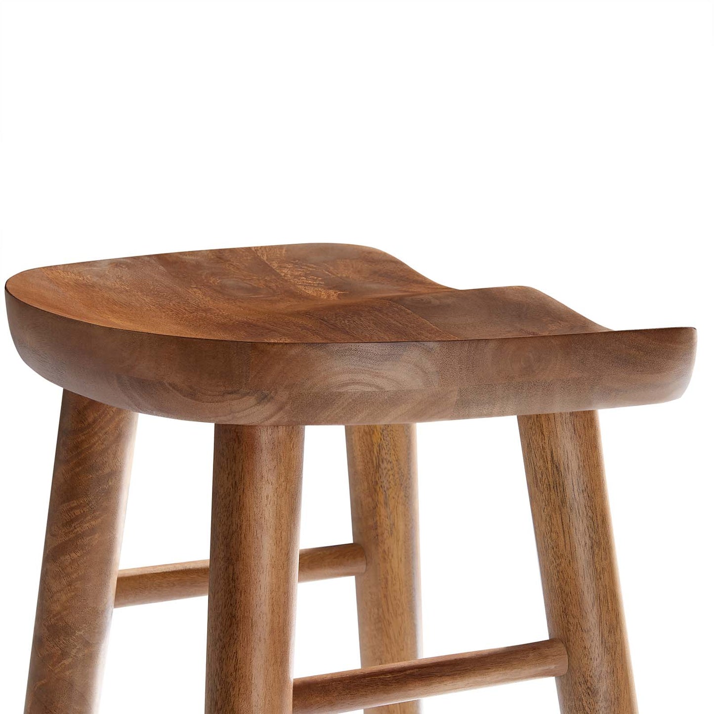 Saville Backless Wood Bar Stools - Set of 2 By Modway - EEI-6740 | Bar Stools | Modishstore - 25