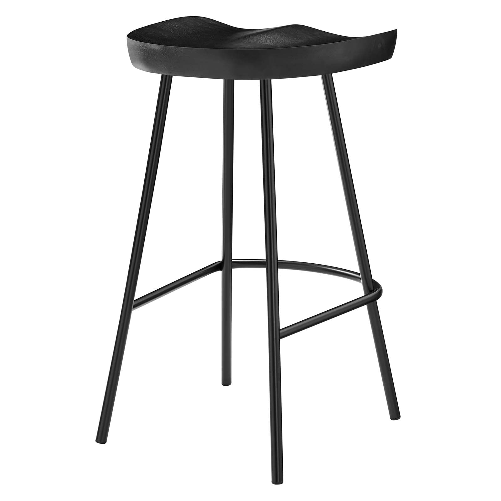 Concord Backless Wood Counter Stools - Set of 2 By Modway - EEI-6741 | Bar Stools | Modishstore - 5