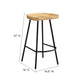 Concord Backless Wood Counter Stools - Set of 2 By Modway - EEI-6741 | Bar Stools | Modishstore - 18
