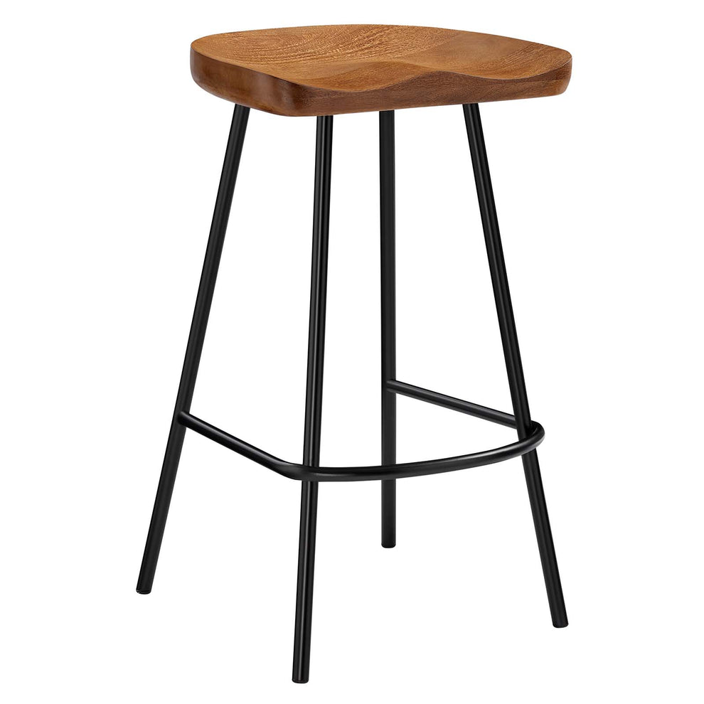 Concord Backless Wood Counter Stools - Set of 2 By Modway - EEI-6741 | Bar Stools | Modishstore - 21