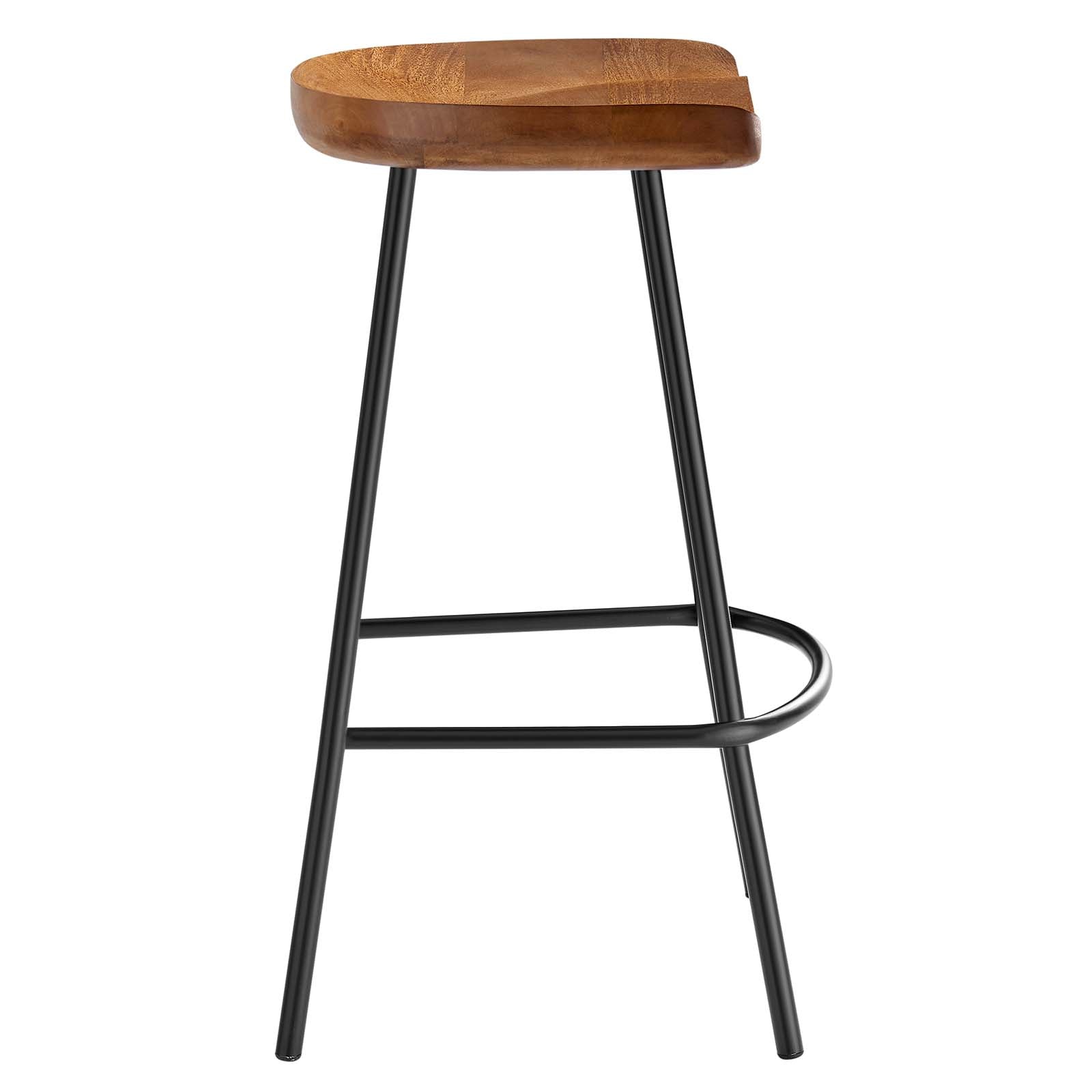 Concord Backless Wood Counter Stools - Set of 2 By Modway - EEI-6741 | Bar Stools | Modishstore - 22