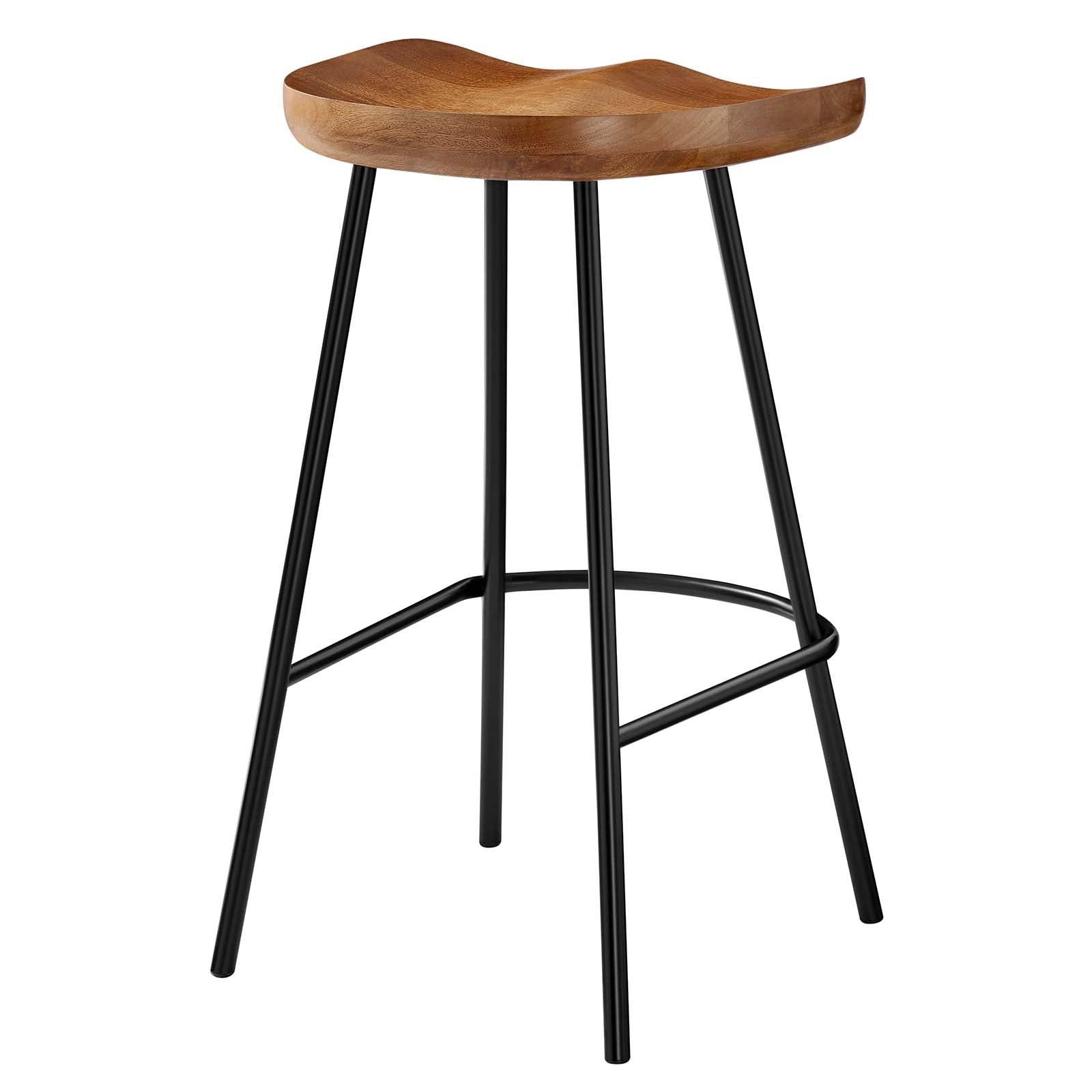 Concord Backless Wood Counter Stools - Set of 2 By Modway - EEI-6741 | Bar Stools | Modishstore - 23