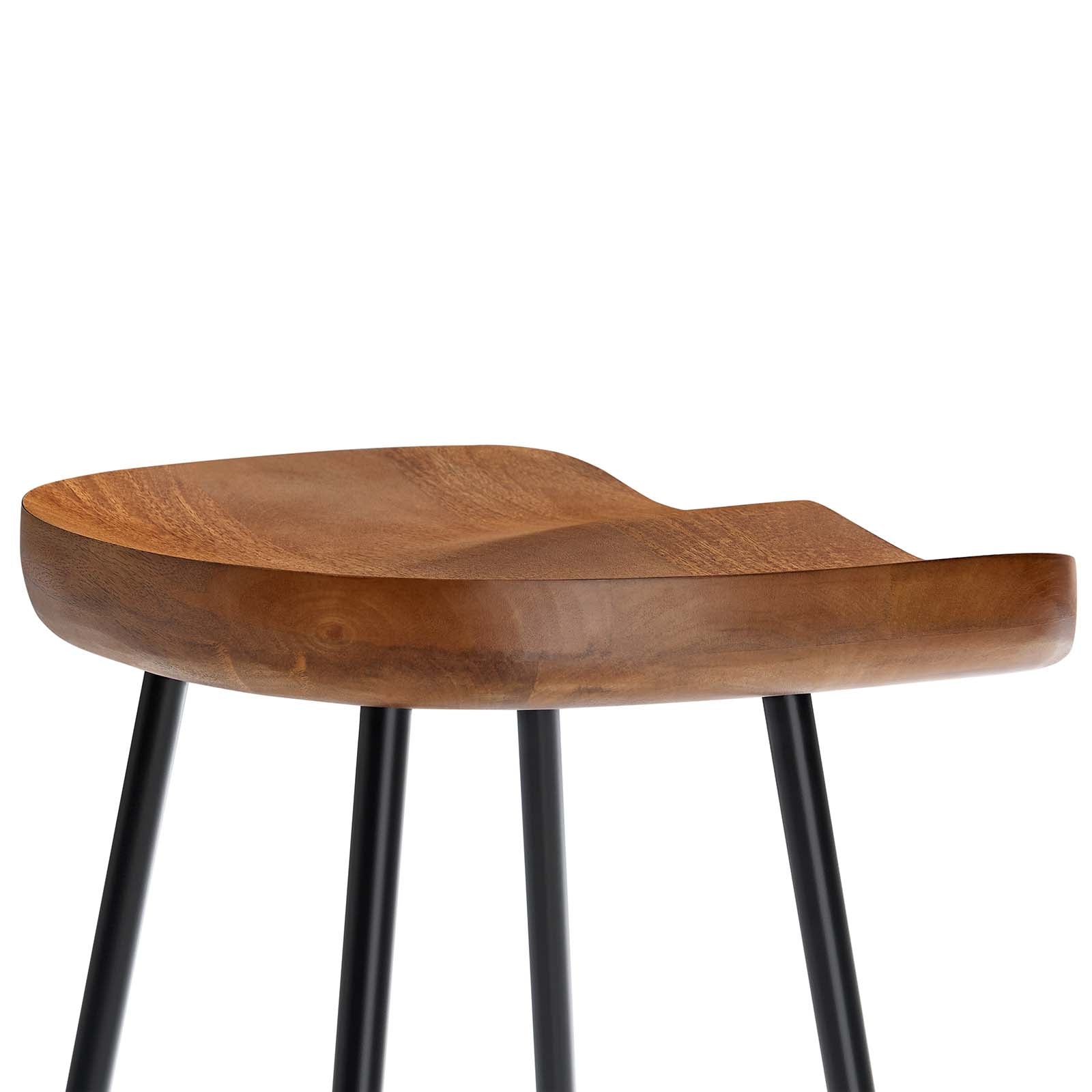 Concord Backless Wood Counter Stools - Set of 2 By Modway - EEI-6741 | Bar Stools | Modishstore - 25