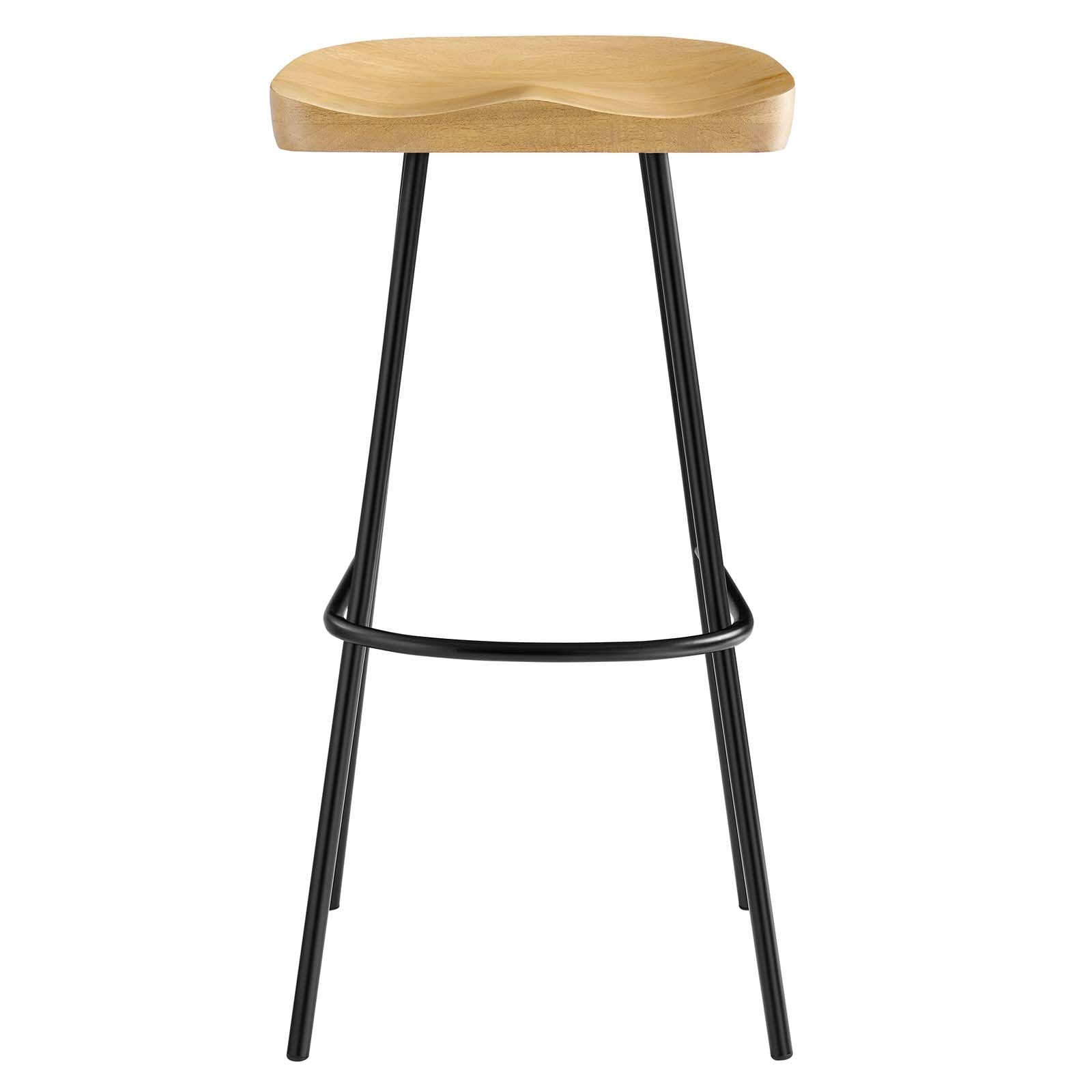 Concord Backless Wood Bar Stools - Set of 2 By Modway - EEI-6742 | Bar Stools | Modishstore - 15