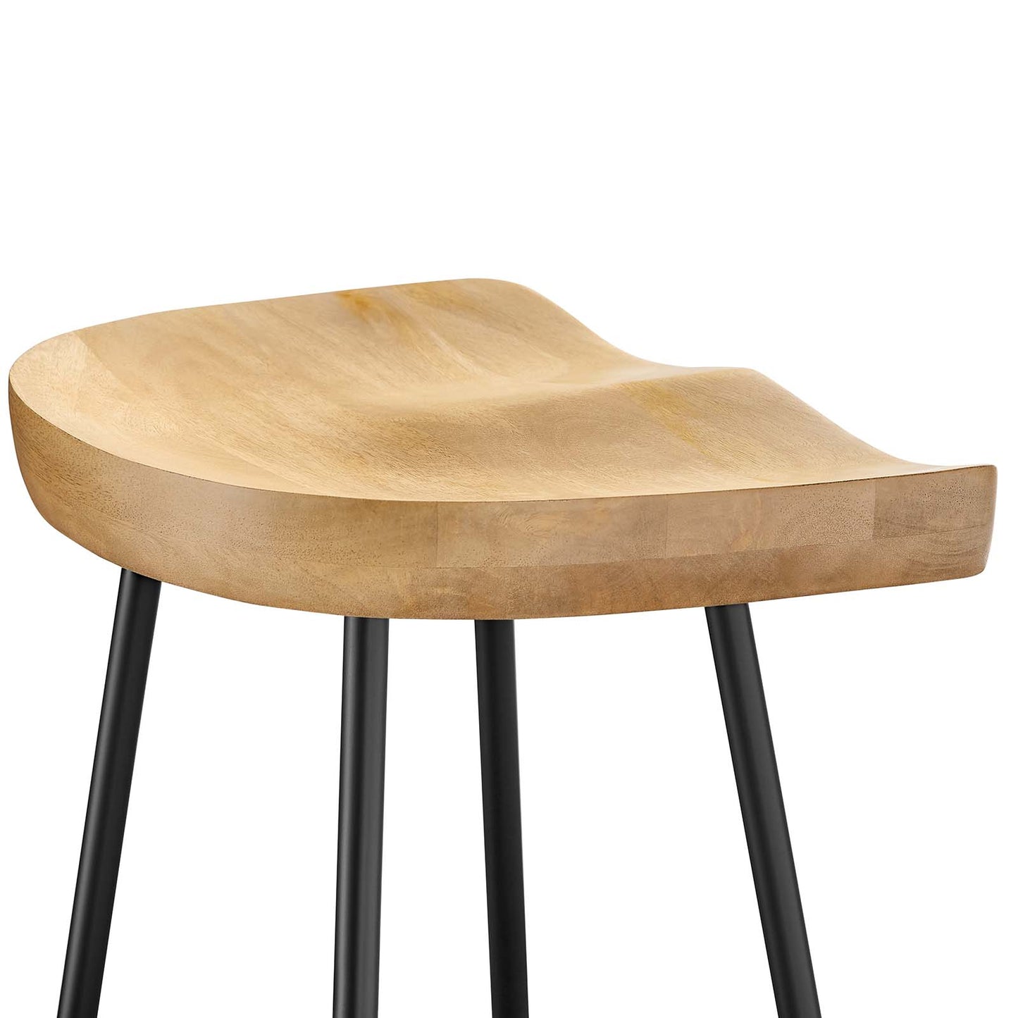 Concord Backless Wood Bar Stools - Set of 2 By Modway - EEI-6742 | Bar Stools | Modishstore - 16