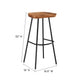 Concord Backless Wood Bar Stools - Set of 2 By Modway - EEI-6742 | Bar Stools | Modishstore - 27