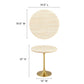 Lippa 20" Round Artificial Travertine  Side Table By Modway - EEI-6746 | Side Tables | Modishstore - 6