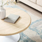 Lippa 36” Round Artificial Travertine  Coffee Table By Modway - EEI-6749 | Coffee Tables | Modishstore - 8