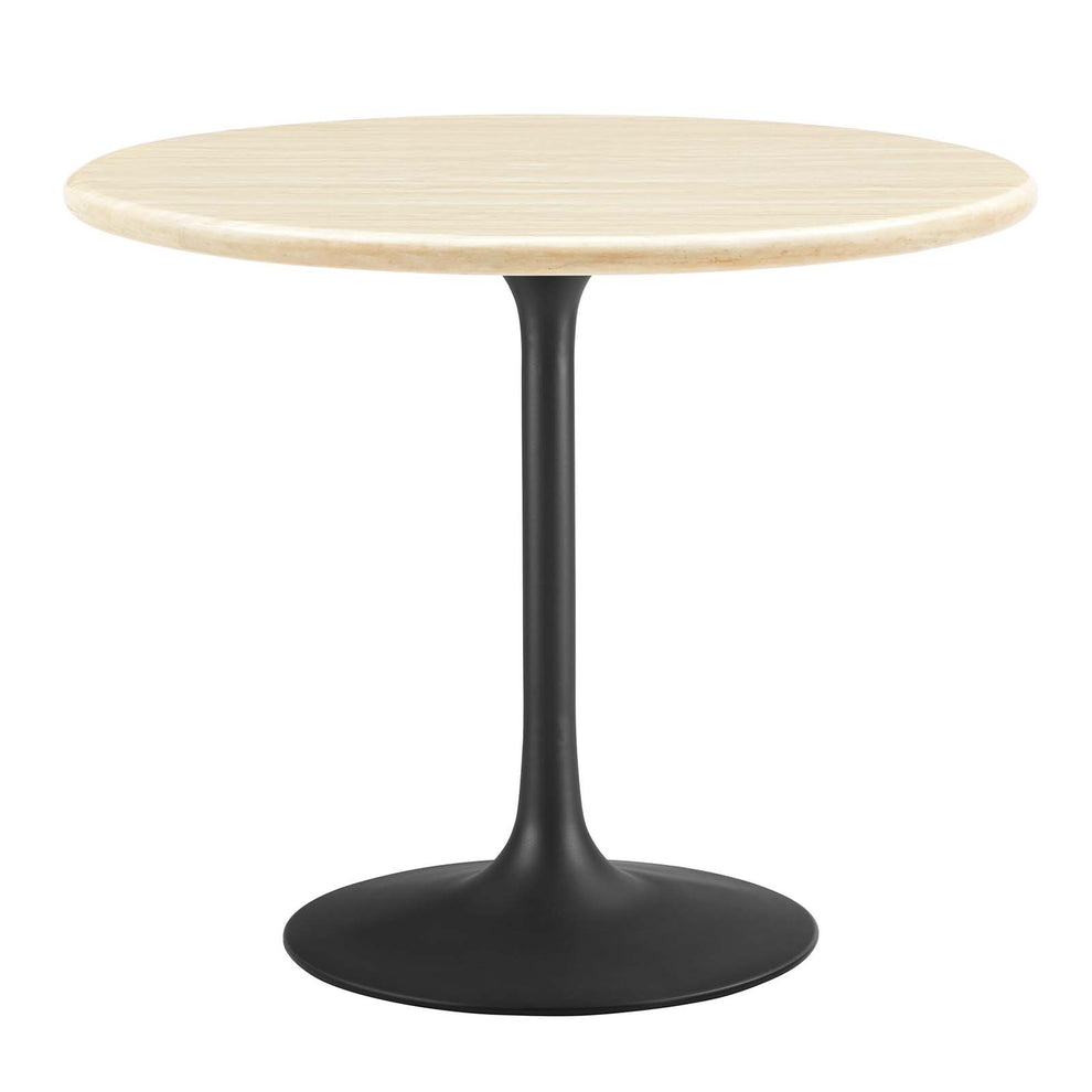 Lippa 36” Round Artificial Travertine  Dining Table By Modway - EEI-6750 | Dining Tables | Modishstore - 2