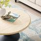 Lippa 36” Round Artificial Travertine  Coffee Table By Modway - EEI-6751 | Coffee Tables | Modishstore - 8