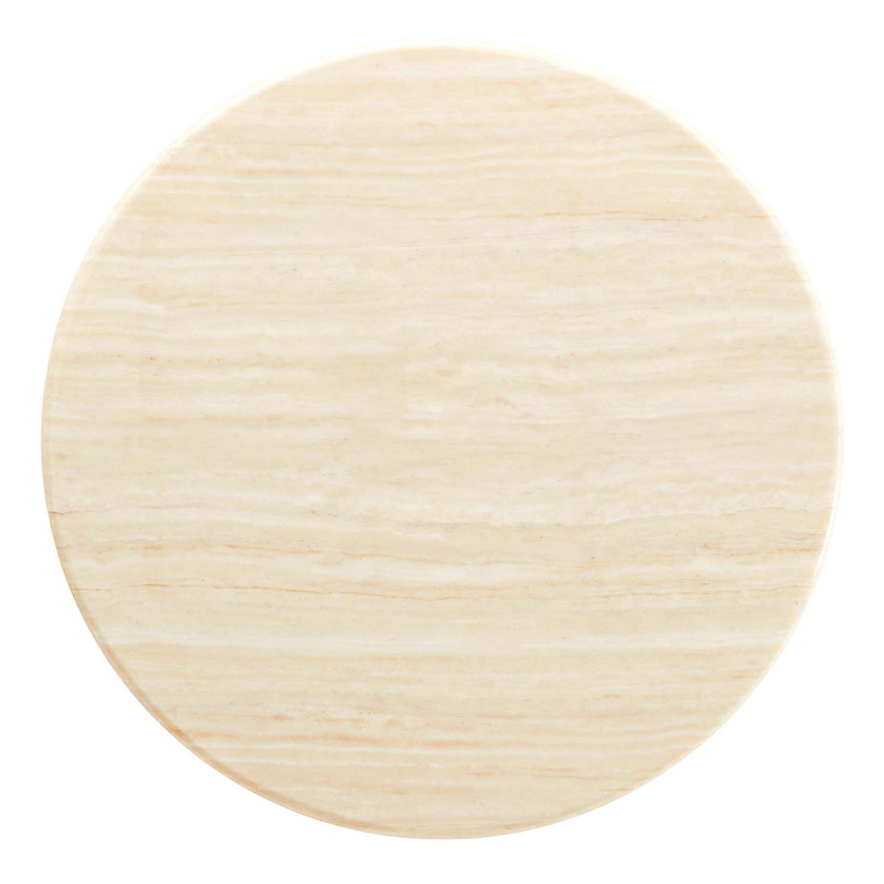 Lippa 36” Round Artificial Travertine  Dining Table By Modway - EEI-6752 | Dining Tables | Modishstore - 3