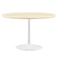 Lippa 48" Round Artificial Travertine  Dining Table By Modway - EEI-6754 | Dining Tables | Modishstore - 2