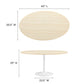 Lippa 60” Oval Artificial Travertine  Dining Table By Modway - EEI-6757 | Dining Tables | Modishstore - 6