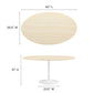 Lippa 60” Oval Artificial Travertine  Dining Table By Modway - EEI-6757 | Dining Tables | Modishstore - 7