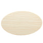 Lippa 60” Oval Artificial Travertine  Dining Table By Modway - EEI-6758 | Dining Tables | Modishstore - 3