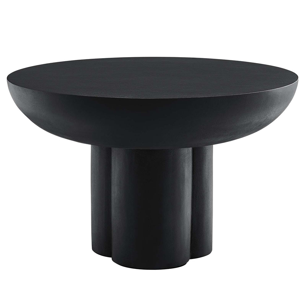 Caspian Round Concrete Coffee Table By Modway - EEI-6760 | Coffee Tables | Modishstore - 2