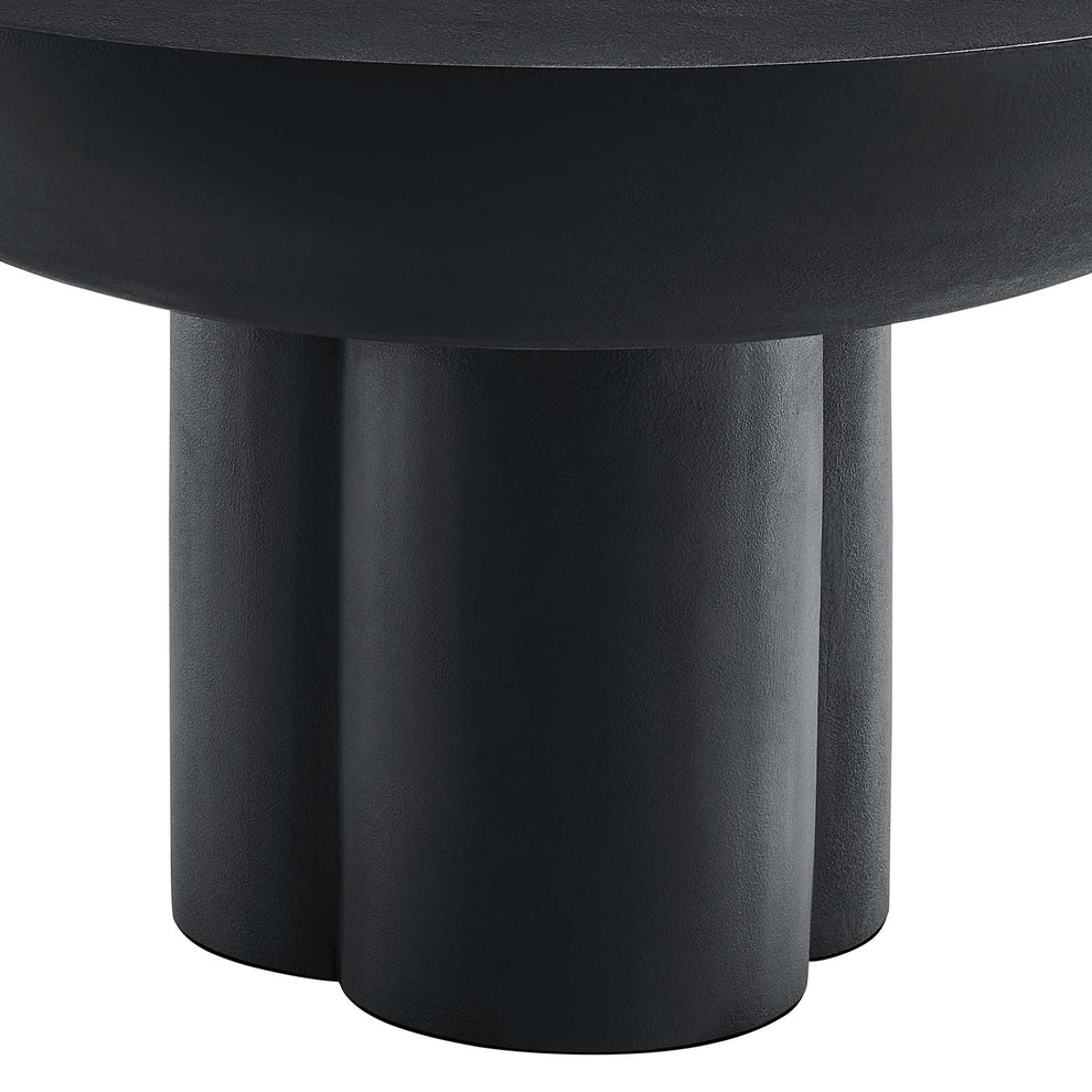 Caspian Round Concrete Coffee Table By Modway - EEI-6760 | Coffee Tables | Modishstore - 5